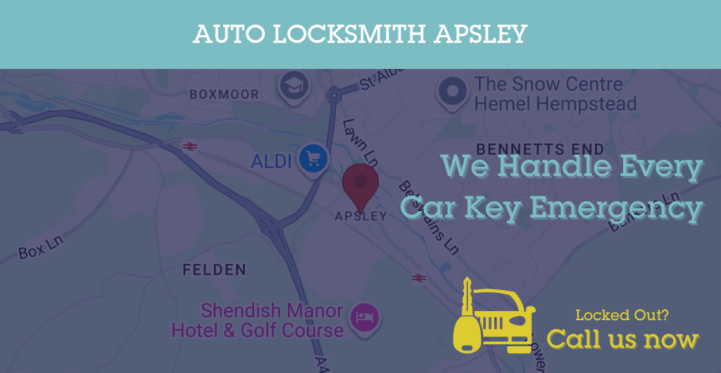 Auto Locksmith Services in Apsley - HP postcode