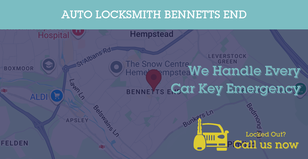 Auto Locksmith Services in Bennetts End - HP postcode
