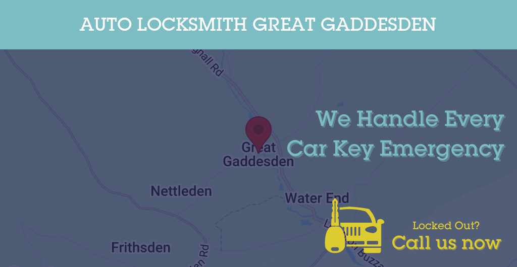 Auto Locksmith Services in Great Gaddesden - HP postcode