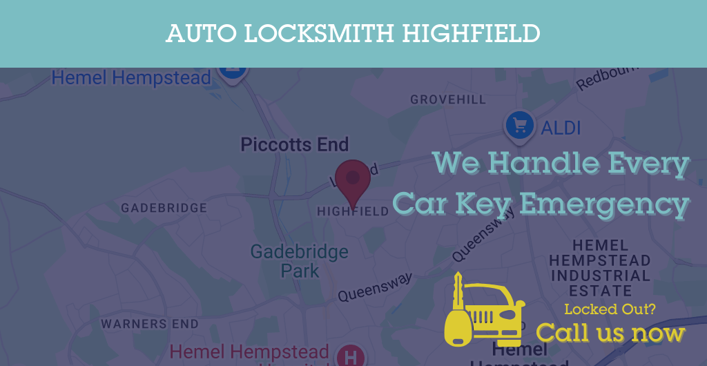 Auto Locksmith Services in Highfield - HP postcode